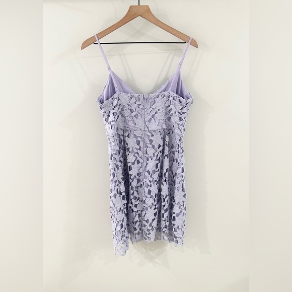NWT Lush Crochet Dress Purple Size Large - Picture 5 of 6